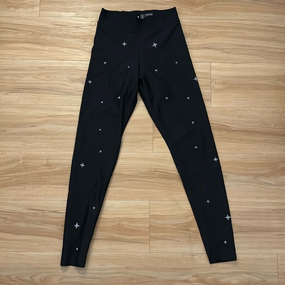 ULTRACOR Swarovski Crystal silvery Star Leggings SZ XS